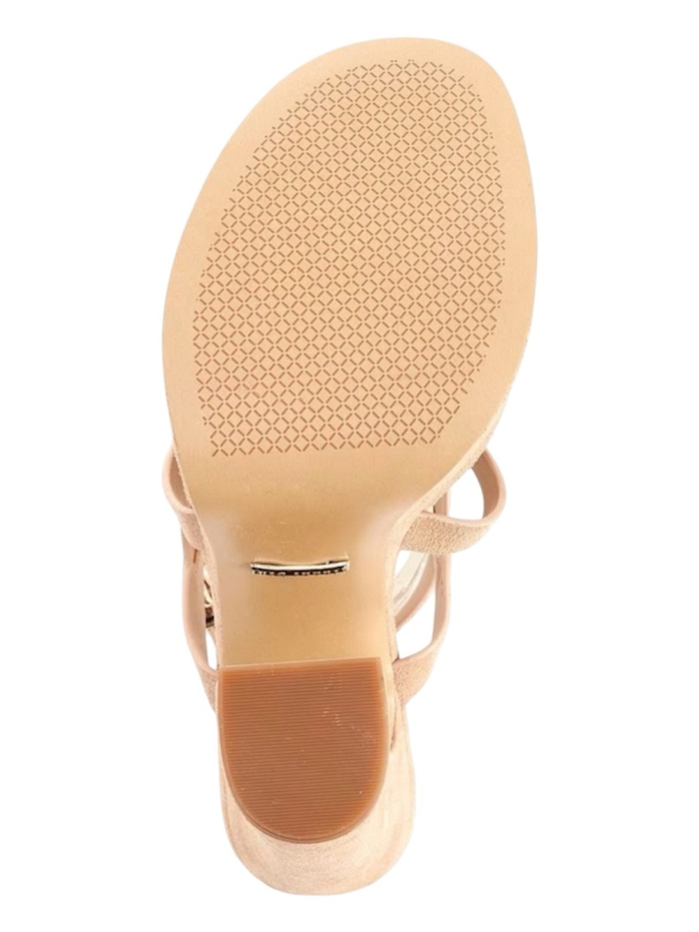 Gianni Bini Margee Nude Suede Platform Sandals Size 8 NWOB - Picture 2 of 9